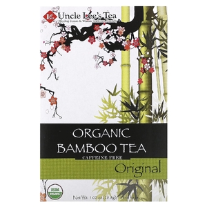 Uncle Lee's Tea, органический бамбуковый чай, оригинальный, без кофеина, 18 чайных пакетиков, 28,8 г (1,02 унции)