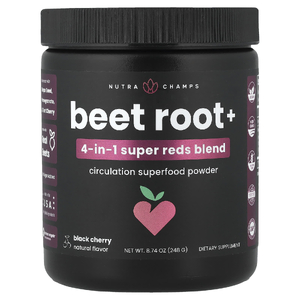 NutraChamps, Beet Root+, со вкусом черешни, 248 г (8,74 унции) (Товар снят с продажи) 