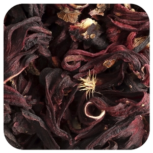 Starwest Botanicals, органические лепестки цветков гибискуса, цельные, 453,6 г (1 фунт)