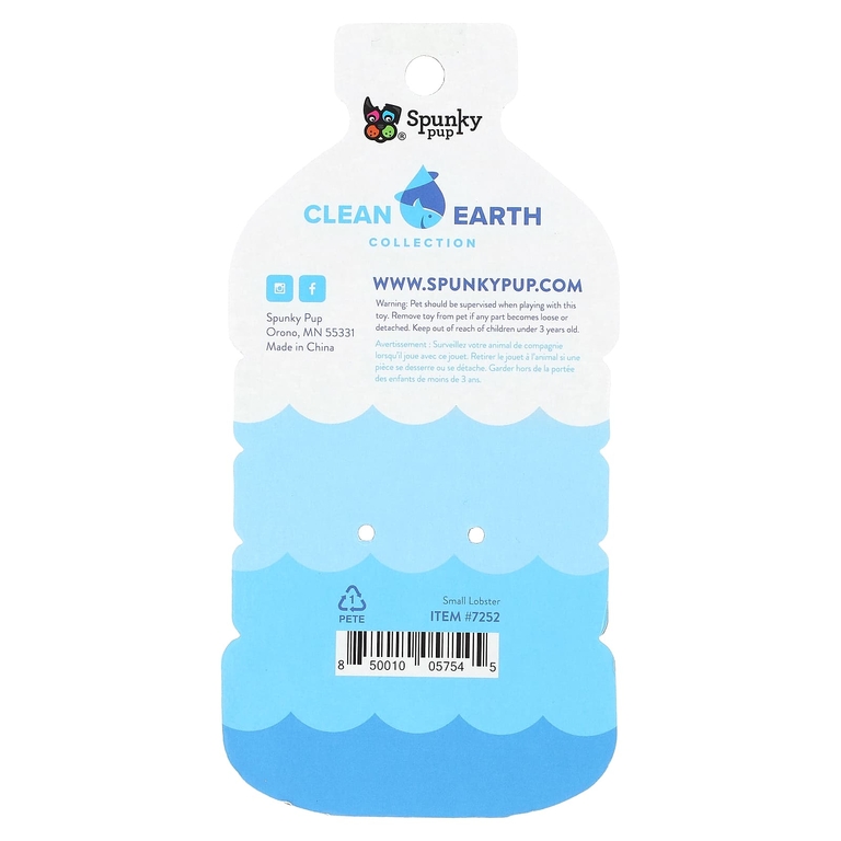Spunky Pup, Clean Earth Collection, маленькие омары, 1 игрушка (Товар снят с продажи) 