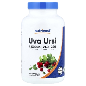 Nutricost, толокнянка обыкновенная, 4500 мг, 240 капсул