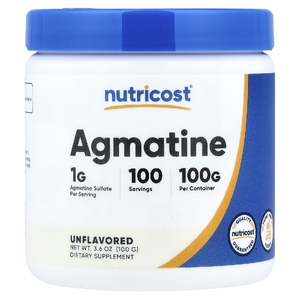 Nutricost, Агматин, без добавок, 100 г (3,5 унции)