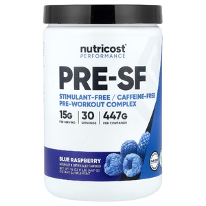 Nutricost, Performance, Pre-SF, голубая малина, 534 г (1,2 фунта)