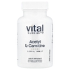 Vital Nutrients, Ацетил L-карнитин, 500 мг, 60 веганских капсул