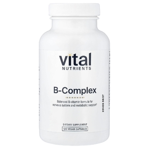 Vital Nutrients, B-Complex, 120 веганских капсул