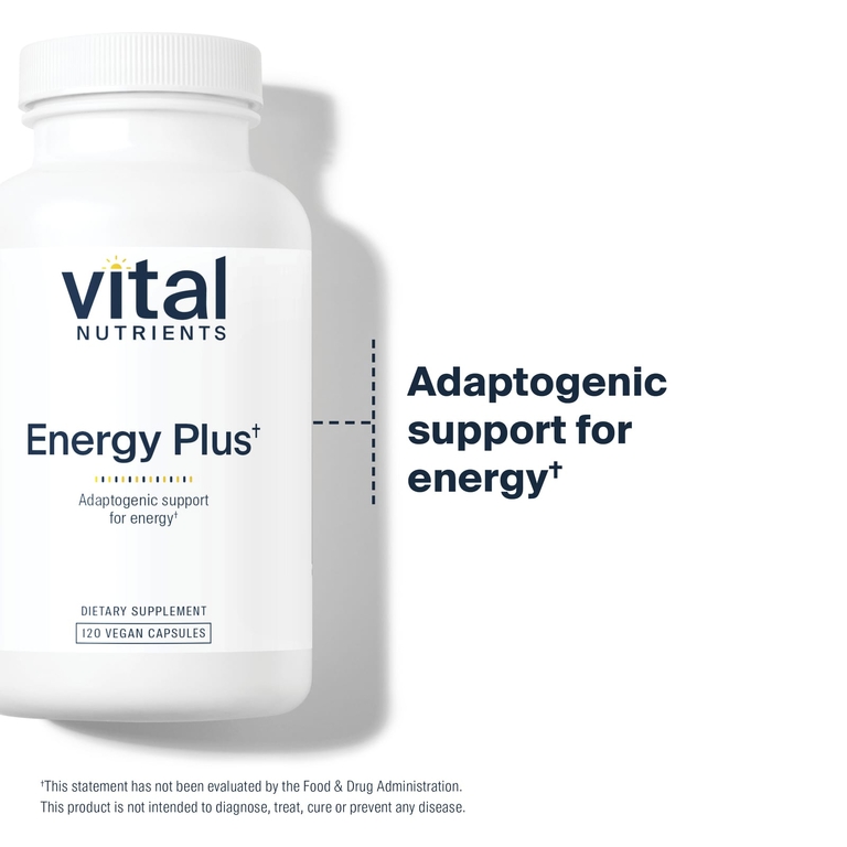Vital Nutrients, Energy Plus, 120 веганских капсул (Товар снят с продажи) 