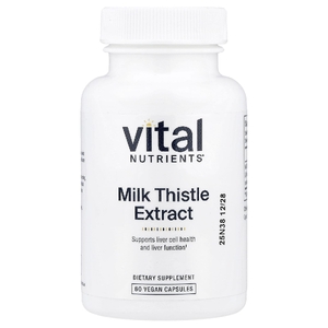 Vital Nutrients, Экстракт расторопши, 250 мг, 60 веганских капсул