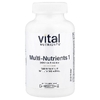 Vital Nutrients, Мультиэлементы (с железом и йодом), 180 вегетарианских капсул