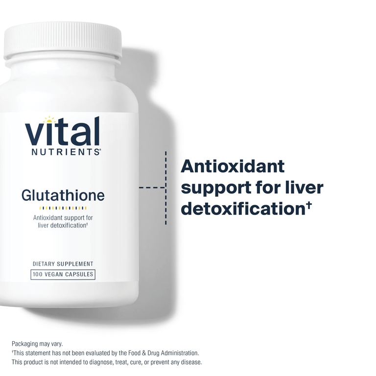 Vital Nutrients, Глутатион`` 100 веганских капсул