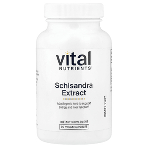 Vital Nutrients, экстракт лимонника, 90 веганских капсул (500 мг в 1 капсуле)