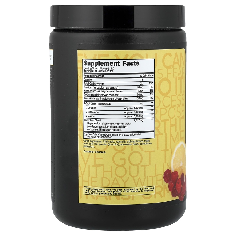 TransformHQ, BCAA, со вкусом малинового лимонада, 389 г (13,9 унции) (Товар снят с продажи) 