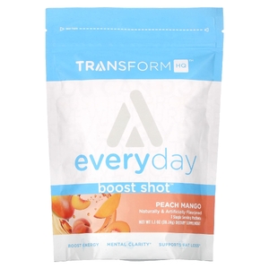 TransformHQ, Everyday, Boost Shot, персик и манго, 30,24 г (1,1 унции) (Товар снят с продажи) 