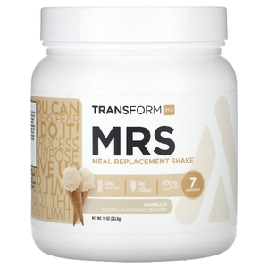 TransformHQ, MRS, коктейль для замены приема пищи, со вкусом ванили, 282,8 г (10 унций) (Товар снят с продажи) 
