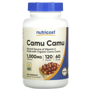 Nutricost, Каму-каму, 120 капсул (500 мг в каждой капсуле)