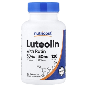 Nutricost, лютеолин с рутином, 120 капсул