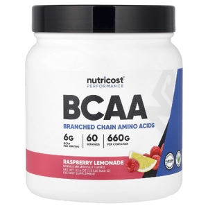 Nutricost, Performance, BCAA, со вкусом малинового лимонада, 660 г (1,5 фунта)
