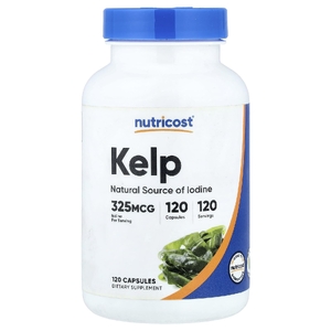 Nutricost, бурые водоросли, 325 мг, 120 капсул