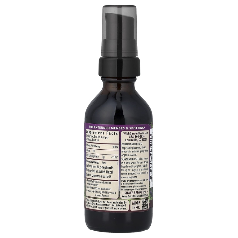 WishGarden Herbs, Flow™ Doctor, затяжной цикл, 59 мл (2 жидк. унции)