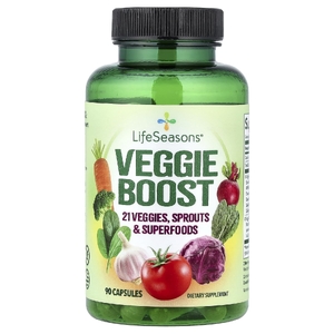 LifeSeasons, Veggie Boost, 90 капсул