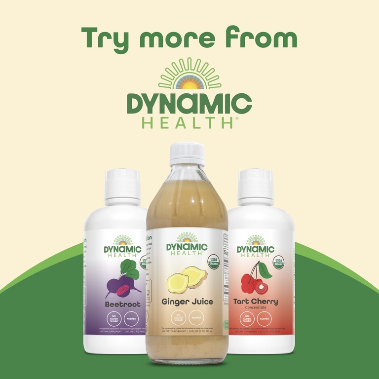 Dynamic Health, клюква, куркума и имбирь, тоник, 473 мл (16 жидк. унций)