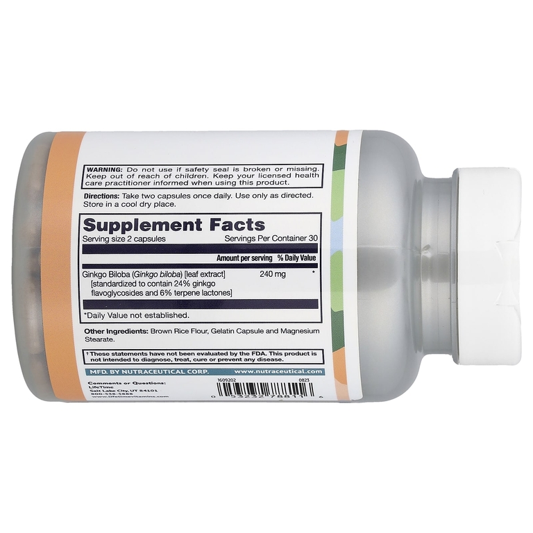 LifeTime Vitamins, Поддержка здоровья мозга, 60 капсул (Товар снят с продажи) 