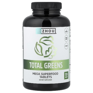 Zhou Nutrition, Total Greens, 120 таблеток