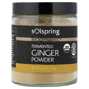 Dr. Mercola, Solspring®, Biodynamic®, порошок из ферментированного имбиря, 70 г (2,4 унции)