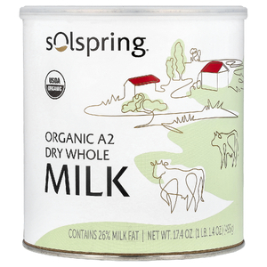 Dr. Mercola, Solspring®, органическое сухое цельное молоко А2, 495 г (17,4 унции) (Товар снят с продажи) 