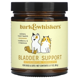 Dr. Mercola, Bark & Whiskers, добавка для поддержки мочевого пузыря, для собак и кошек, 90 г (3,17 унции)
