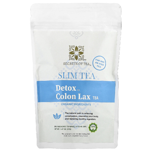 Secrets of Tea, Slim Tea, чай Detox™ для расслабления кишечника, 20 неотбеленных чайных пакетиков, 41 г (1,47 унции)