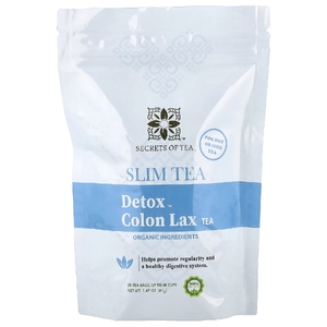 Secrets of Tea, Slim Tea, чай Detox™ Colon Lax, 20 чайных пакетиков, 41 г (1,47 унции)