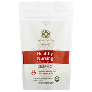 Secrets of Tea, Healthy Nursing®, фруктовый чай, без кофеина, 20 неотбеленных чайных пакетиков, 28 г (1 унция)
