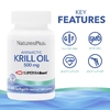 NaturesPlus, масло антарктического криля, 500 мг, 60 капсул