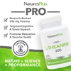 NaturesPlus, Pro, L-теанин 200, 60 капсул (200 мг в 1 капсуле)