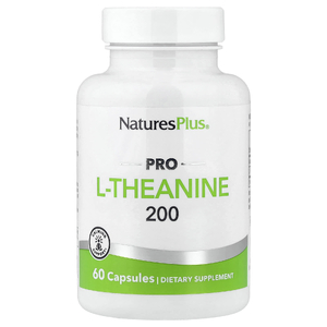 NaturesPlus, Pro, L-теанин 200, 60 капсул (200 мг в 1 капсуле)