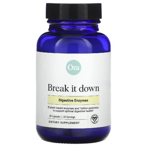 Ora, Break It Down, пищеварительные ферменты, 30 капсул (Товар снят с продажи) 