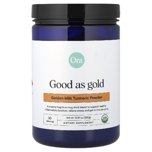 Ora, Good As Gold, золотая молочная куркума, в порошке, 365 г (12,87 унции)