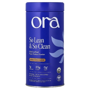 Ora, So Lean & So Clean, ежедневный растительный протеин из суперфудов, со вкусом ванильного и чая, 600 г (21,2 унции)