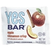 Yes Bar, батончик-снек, хрустящее яблоко и корица, с миндалем и грецкими орехами, 6 батончиков по 40 г (1,4 унции)