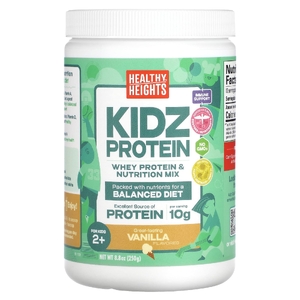 Healthy Heights, Kidz Protein, протеин для детей от 2 лет, со вкусом ванили, 250 г (8,8 унции) (Товар снят с продажи) 