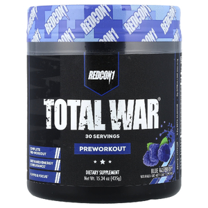 Redcon1, Total War®, предтренировочный комплекс, со вкусом голубой малины, 447 г (15,77 унции)