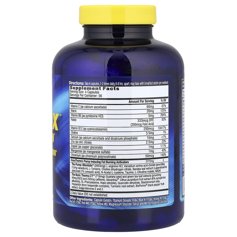 MHP, Anadrox™ Pump & Burn, 224 капсулы