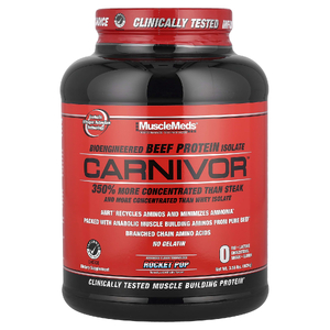 MuscleMeds, Мясоядный белок, биоинженерная обработка говяжих, Rocket Pop, 3,58 фунта (1624 г)
