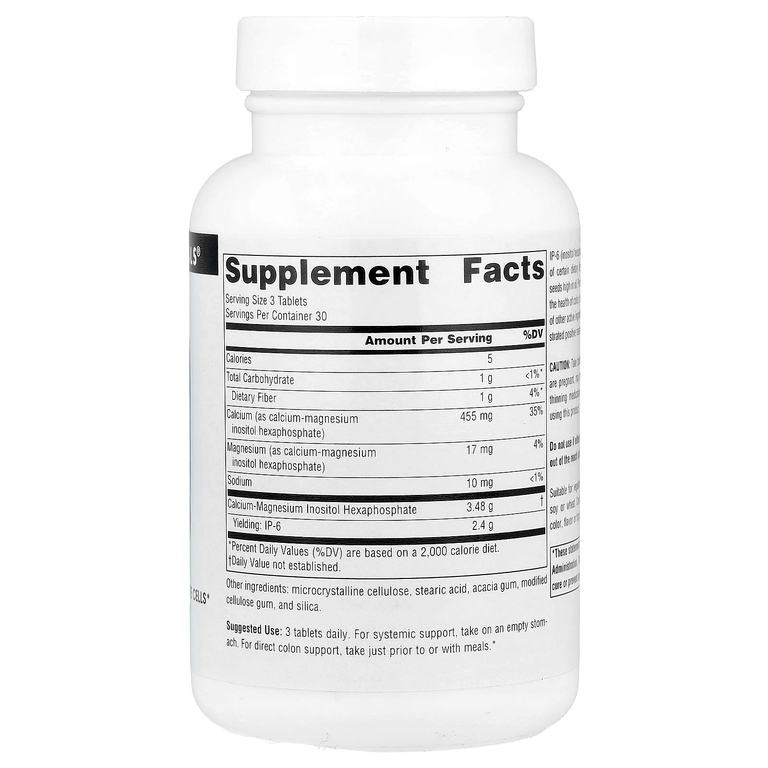 Source Naturals, инозитол гексофосфат, 90 таблеток