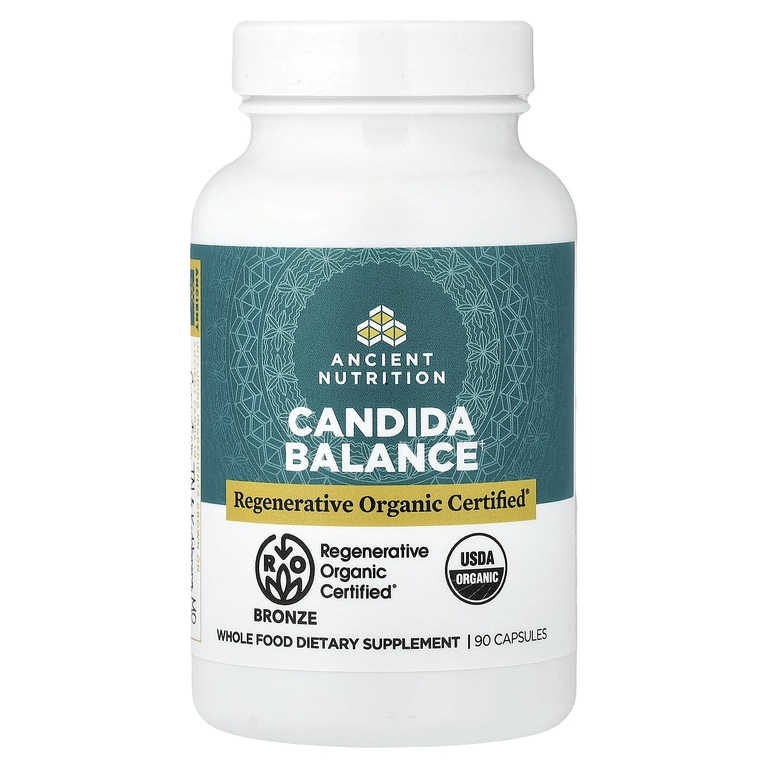 Ancient Nutrition, Candida Balance, 90 капсул