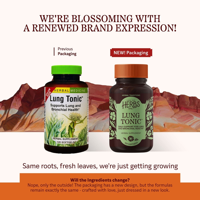 Herbs Etc., Lung Tonic™, 120 капсул