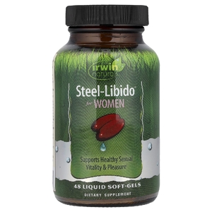 Irwin Naturals, Steel-Libido, для женщин, 48 капсул с жидкостью