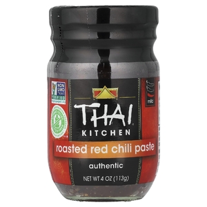 Thai Kitchen, паста из обжаренного красного чили, неострый, 113 г (4 унции)