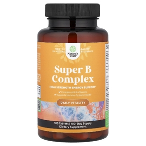 Nature's Craft, Super B Complex, комплекс витаминов группы B, высокая сила действия, 100 таблеток