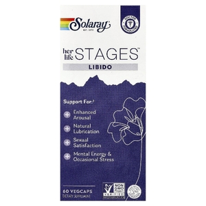 Solaray, Her Lifestages™, добавка для либидо, 60 растительных капсул